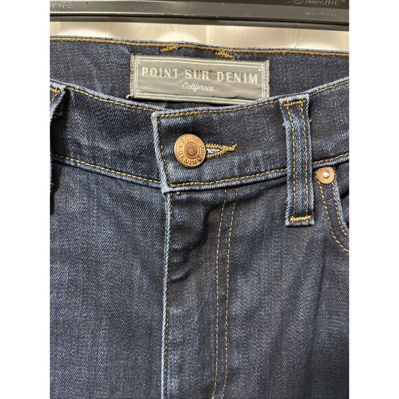 Point Sur Denim Drifter High -Rise Dark Wash Skinny Jeans Size 29 - Picture 3 of 7